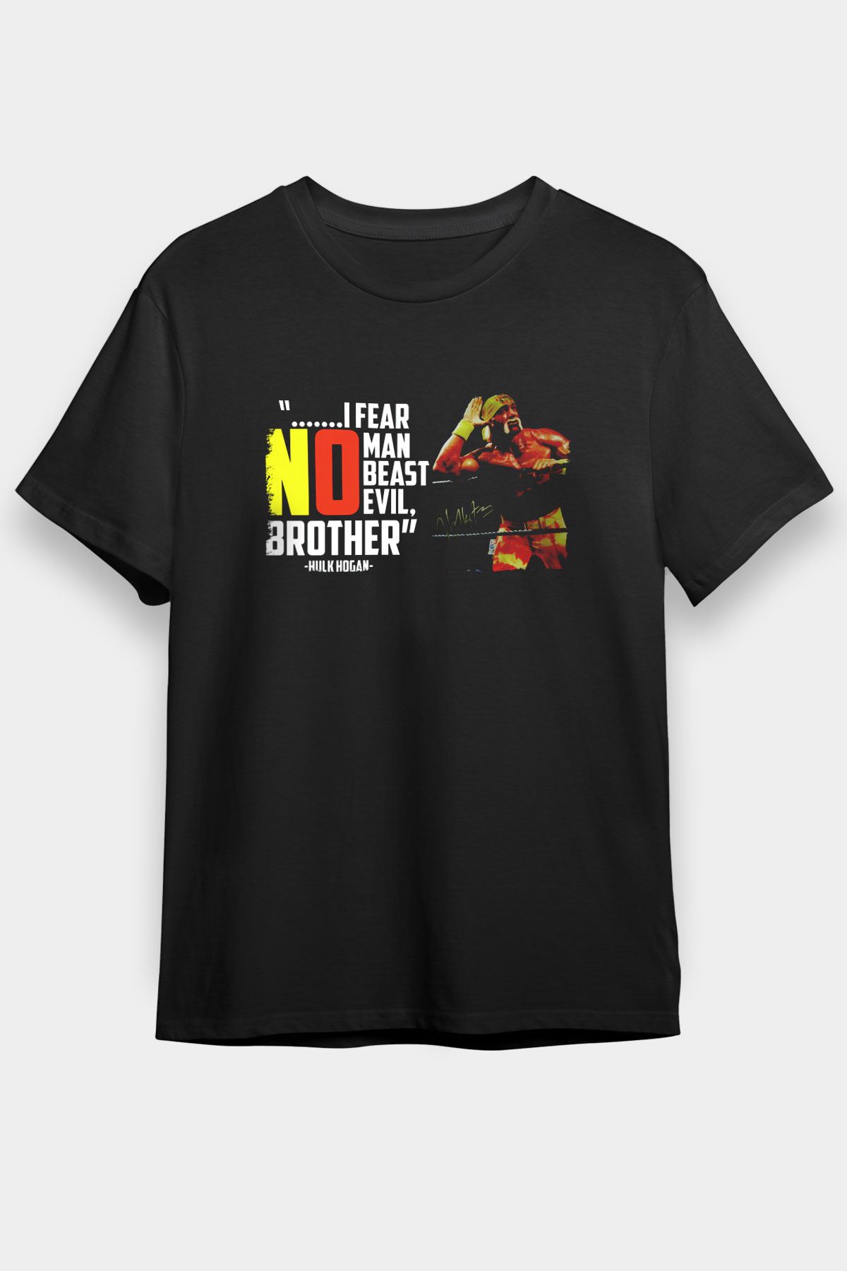 Hulk Hogan Siyah Unisex Tişört