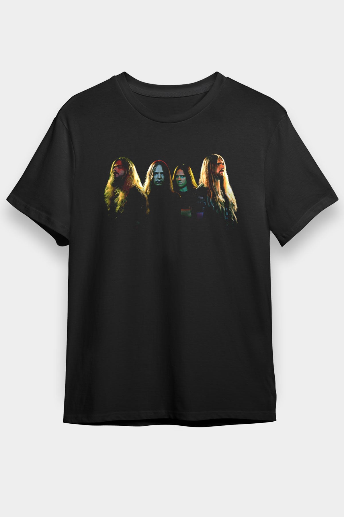 Hypocrispy Baskılı Unisex Siyah Tişört - Tshirt