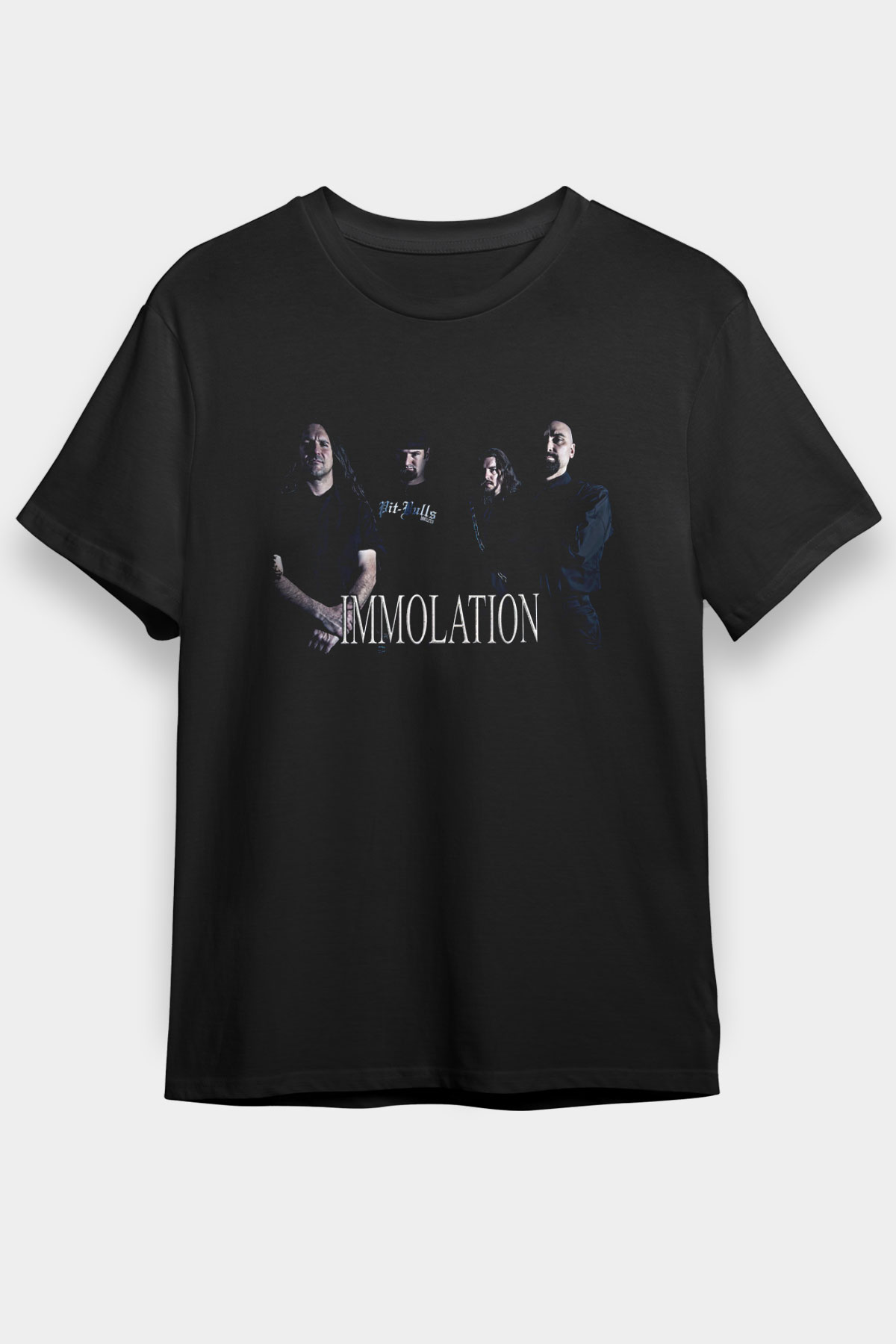 Hypocrisy Baskılı Unisex Siyah Tişört - Tshirt