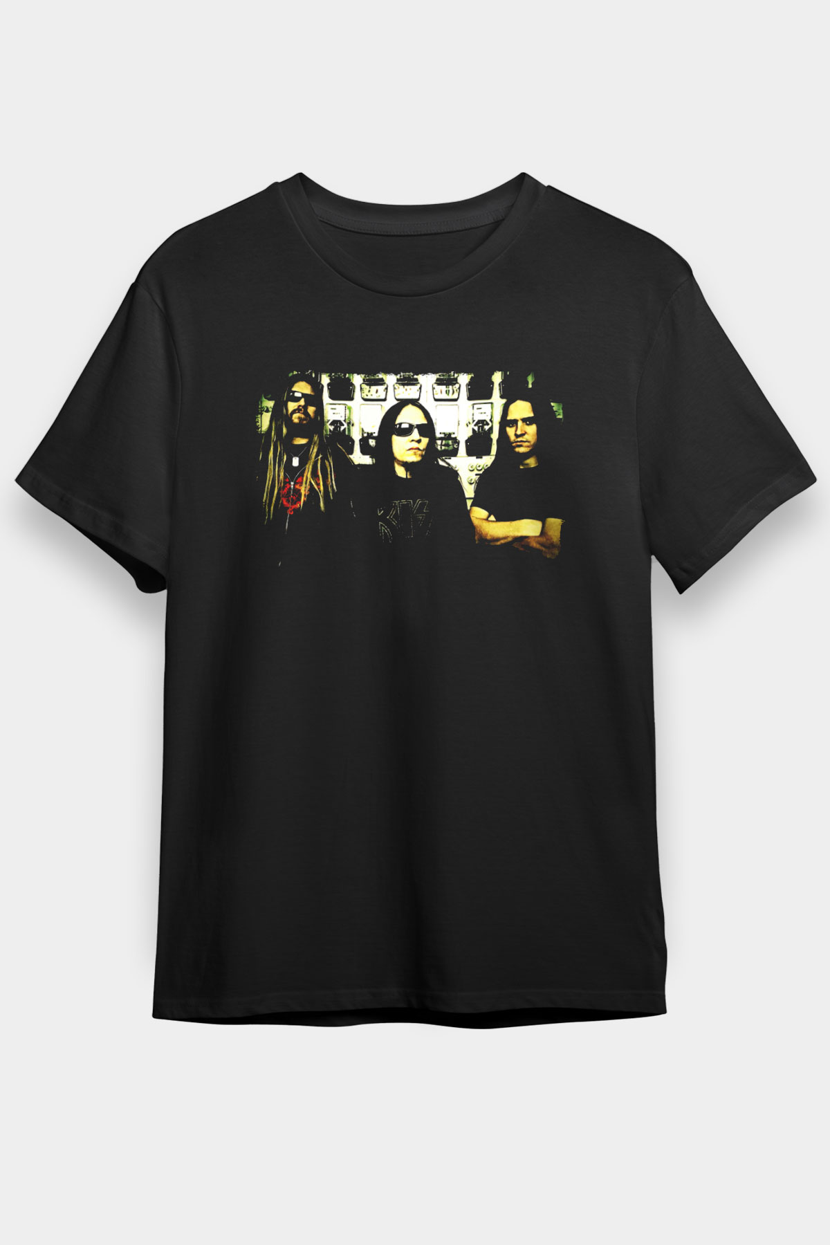 Hypocrisy Baskılı Unisex Siyah Tişört - Tshirt