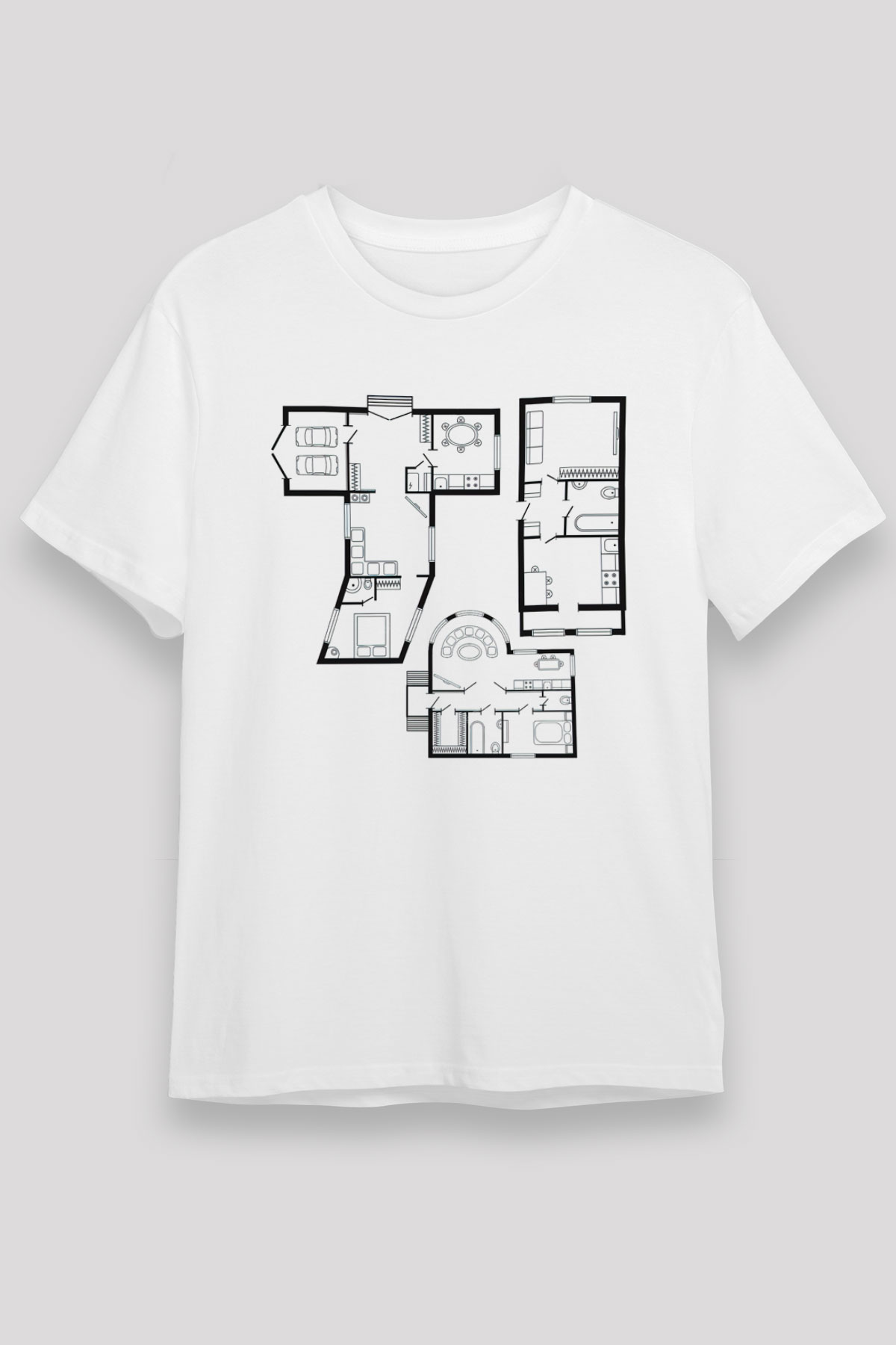 İç mimar Beyaz Unisex Tişört T-Shirt - TişörtFabrikası