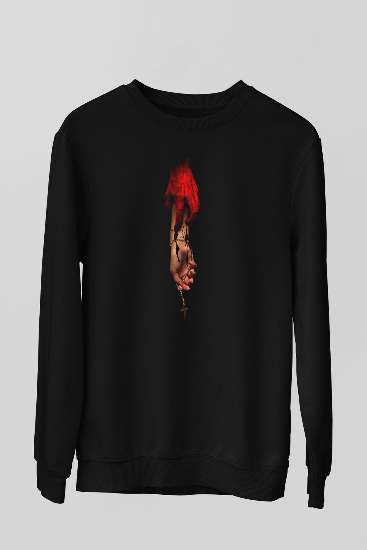 Ice Nine Kills Baskılı Unisex Siyah Sweatshirt
