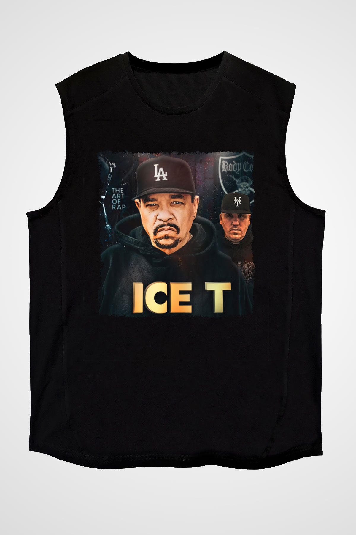 Ice-T Siyah Unisex Kolsuz Tişört