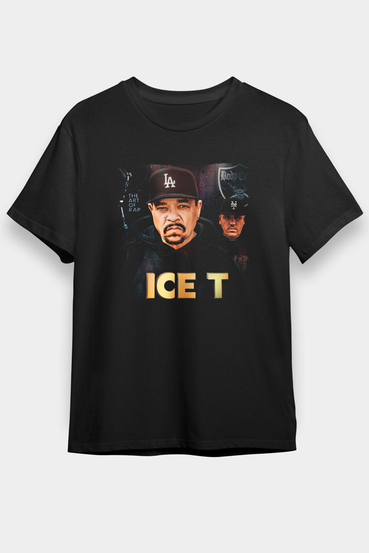 Ice-T Siyah Unisex Tişört T-Shirt - TişörtFabrikası