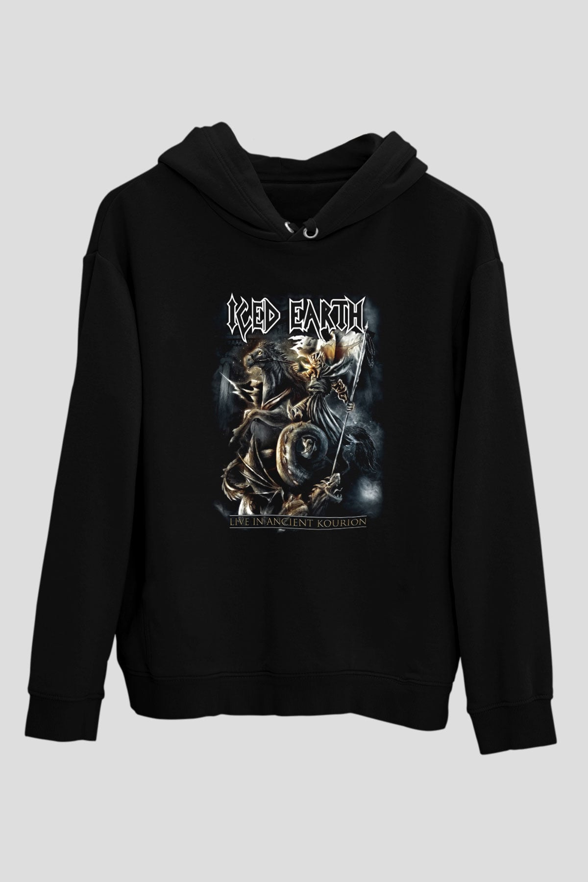 Iced Earth Siyah Unisex Hoodie