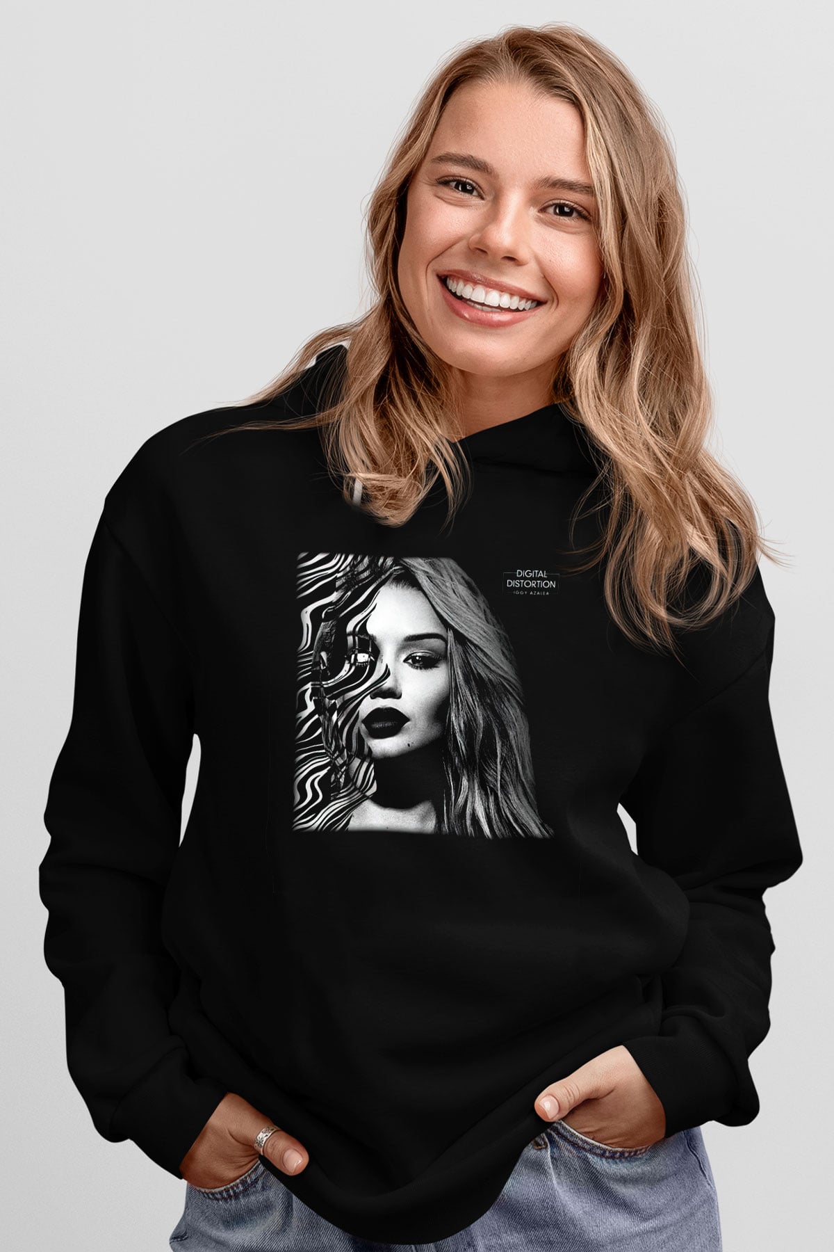 Iggy Azalea Siyah Unisex Hoodie