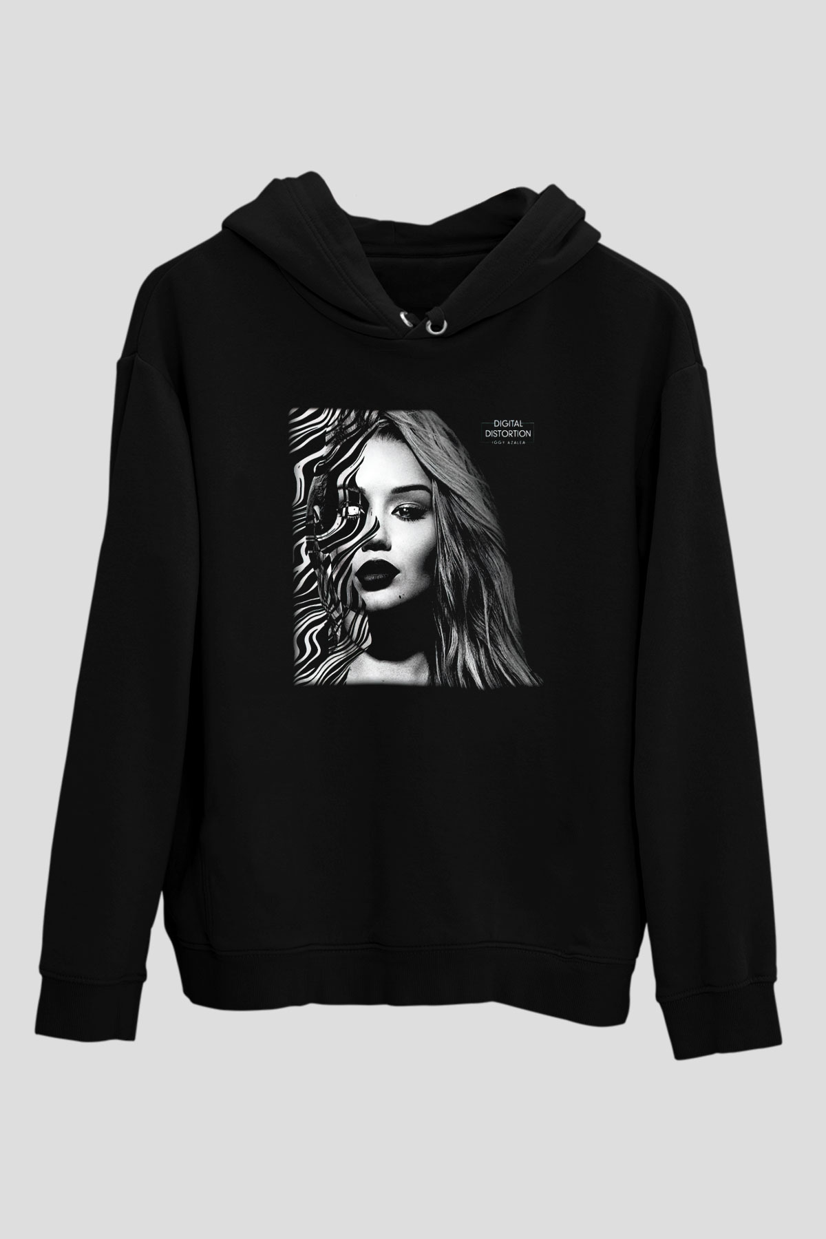 Iggy Azalea Siyah Unisex Hoodie