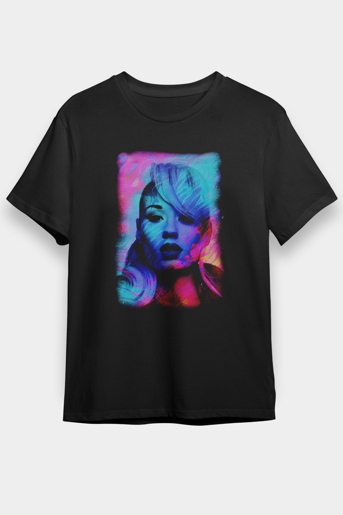 Iggy Azalea Siyah Unisex Tişört T-Shirt - TişörtFabrikası