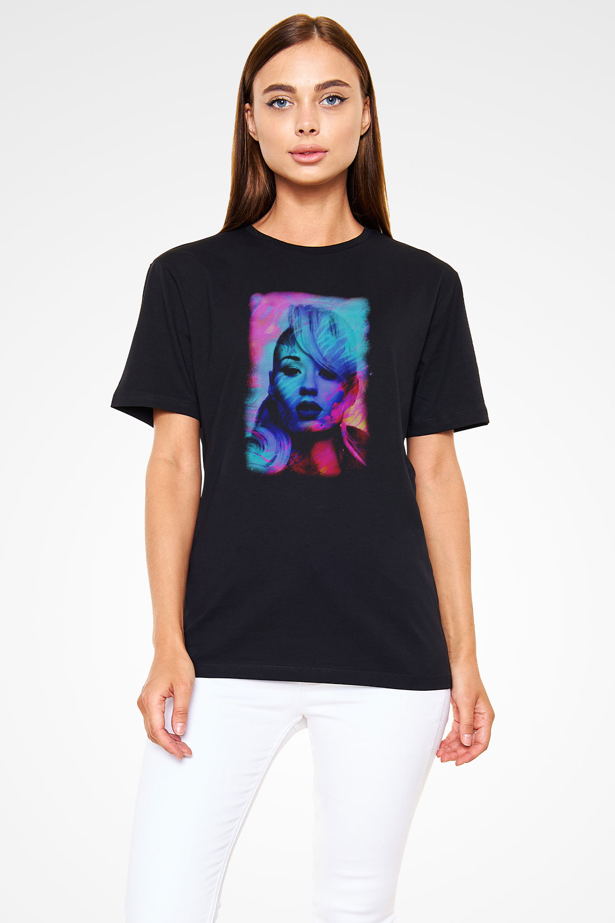 Iggy Azalea Siyah Unisex Tişört T-Shirt - TişörtFabrikası