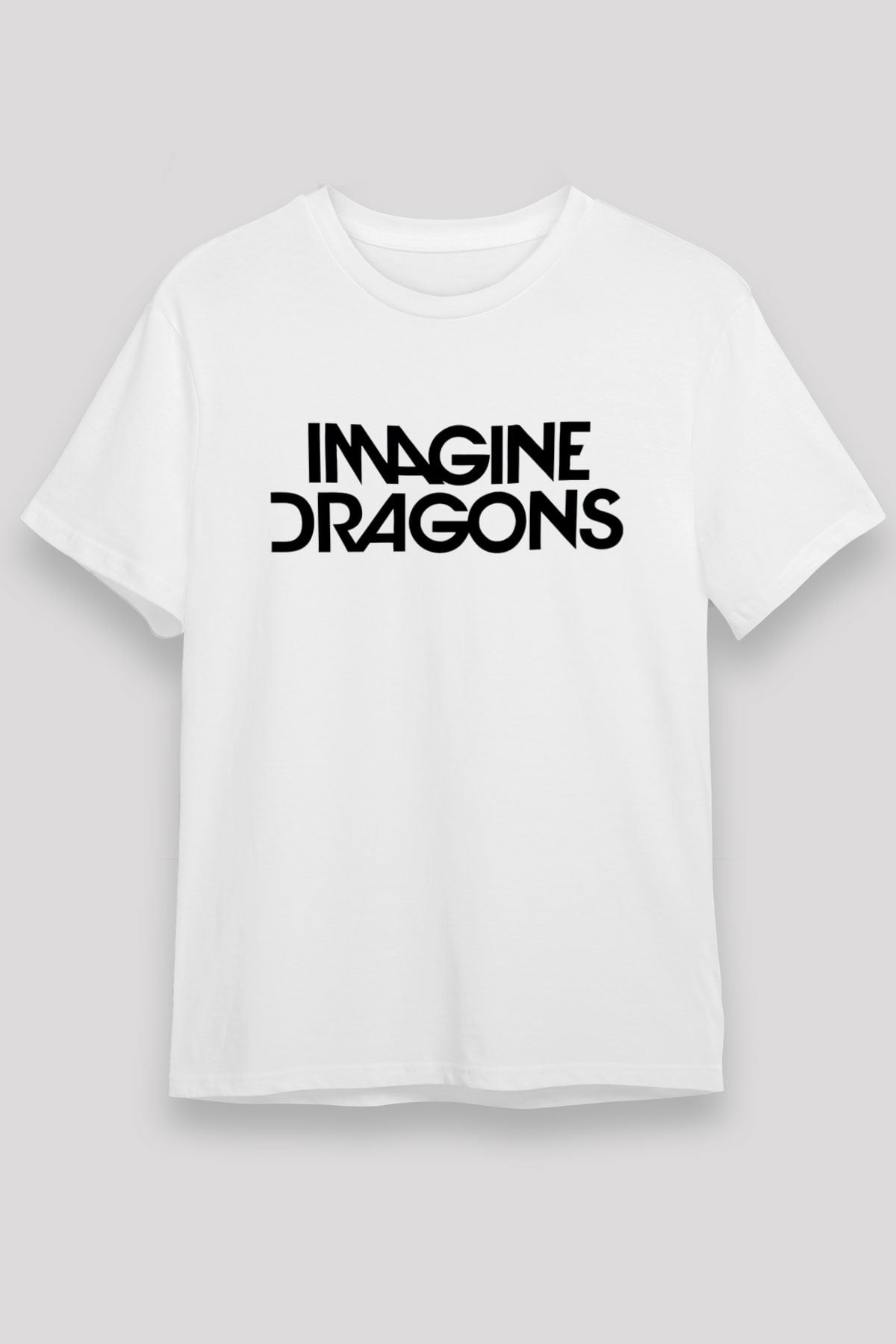 Imagine Dragons Beyaz Unisex Tişört T-Shirt - TişörtFabrikası