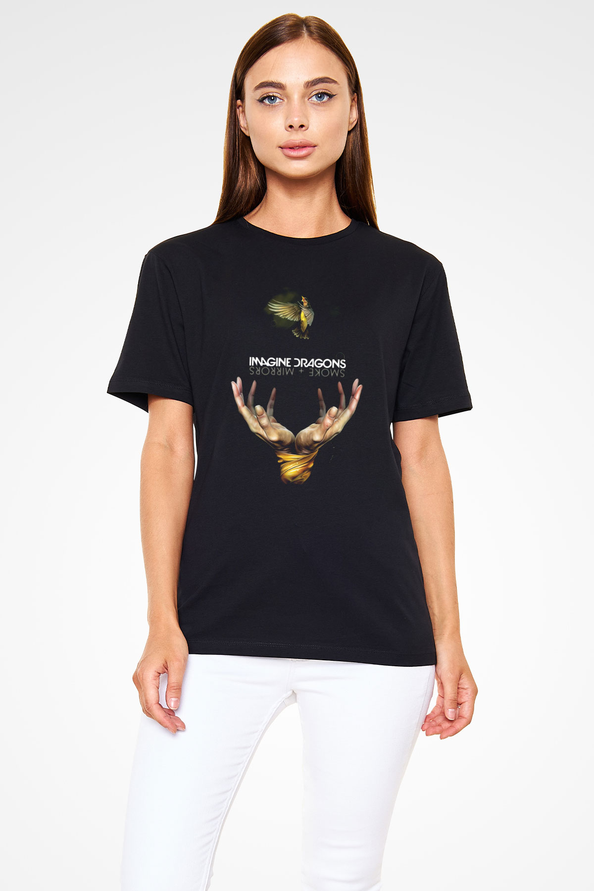 Imagine Dragons Siyah Unisex Tişört T-Shirt - TişörtFabrikası