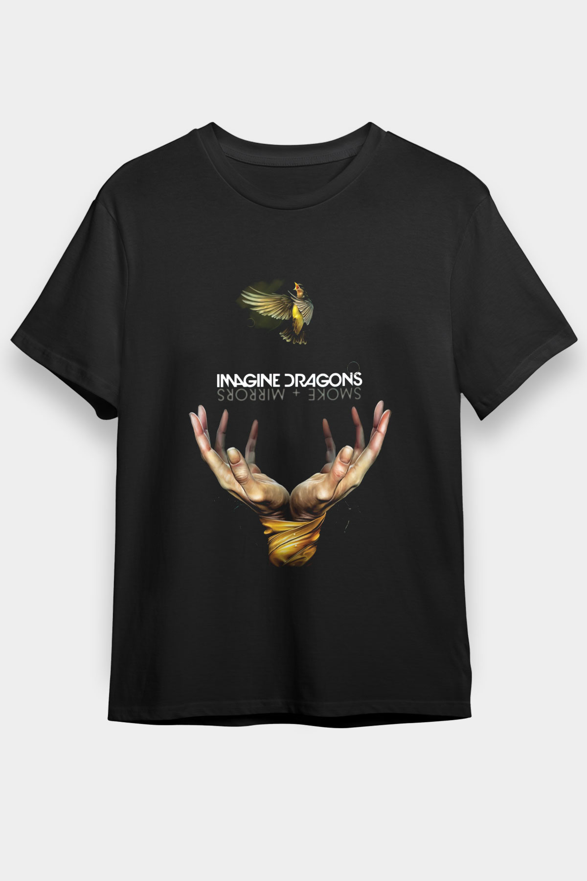 Imagine Dragons Siyah Unisex Tişört T-Shirt - TişörtFabrikası