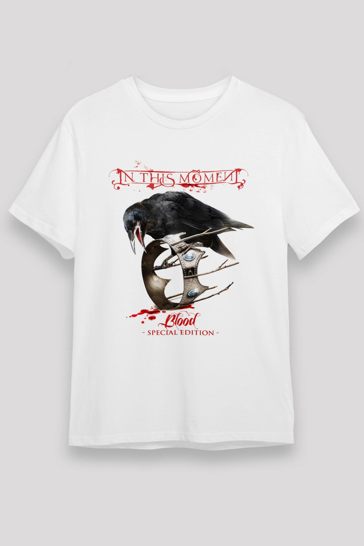 In This Moment Beyaz Unisex Tişört T-Shirt - TişörtFabrikası