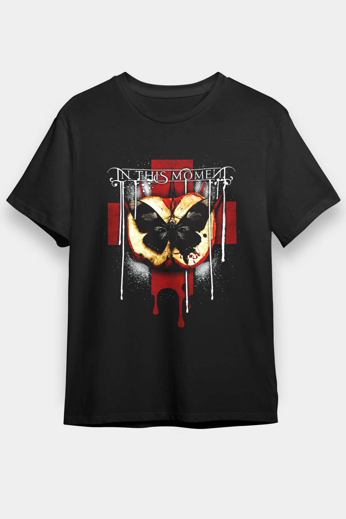 In This Moment Siyah Unisex Tişört T-Shirt - TişörtFabrikası