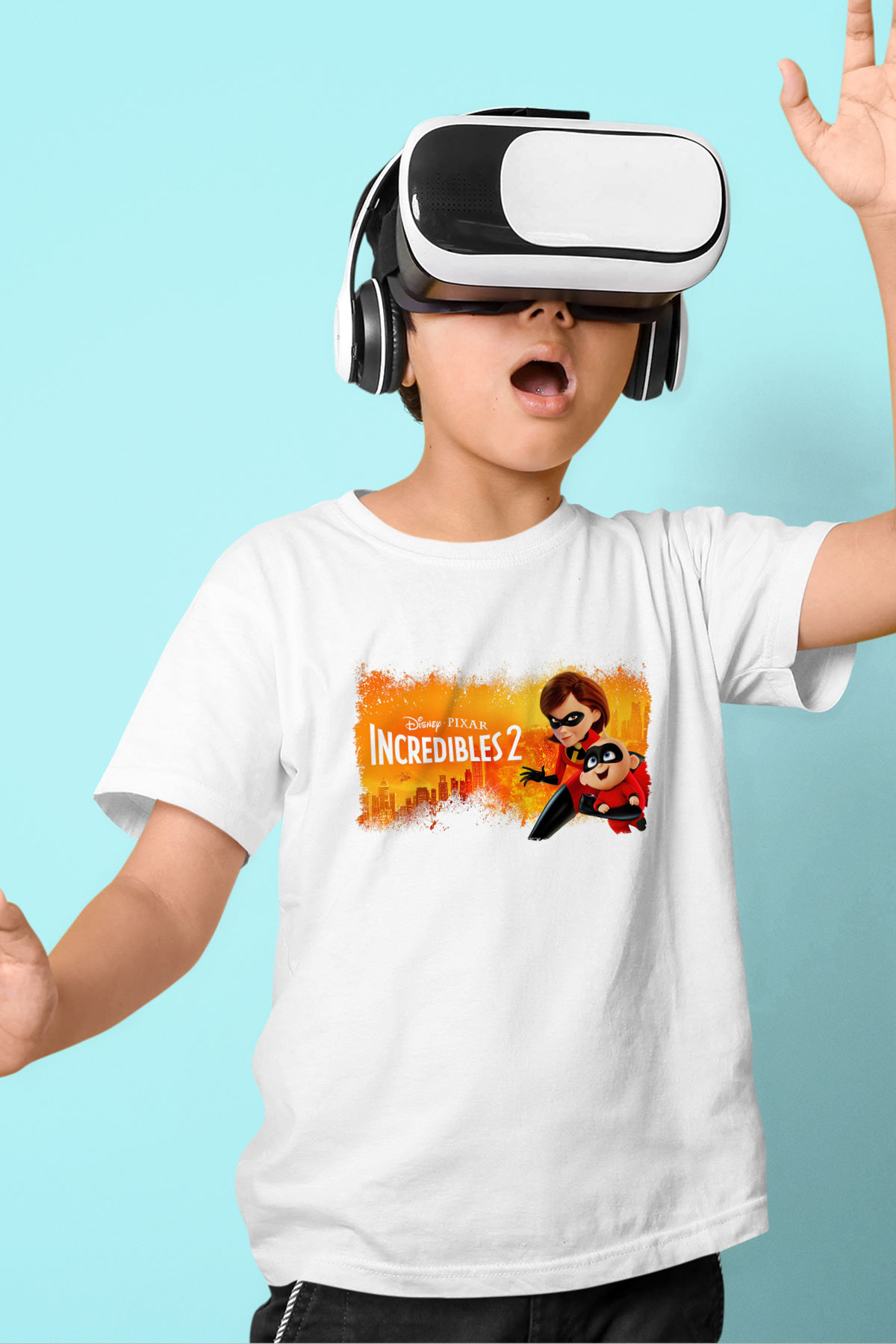 Incredibles (The) Beyaz Unisex Çocuk Tişört