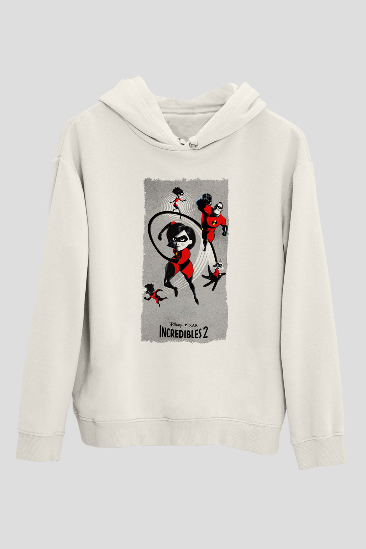 Incredibles (The) Beyaz Unisex Hoodie