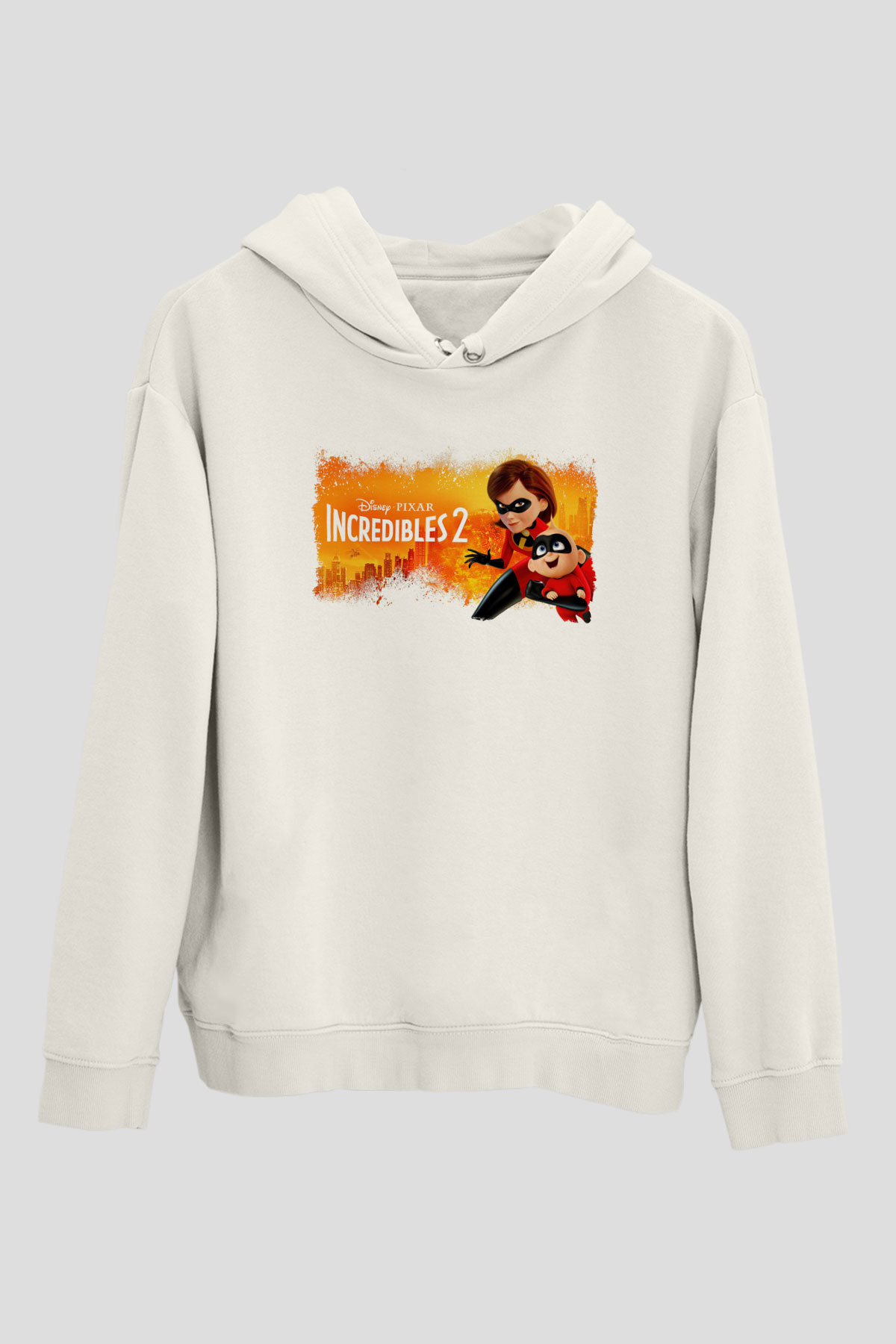 Incredibles (The) Beyaz Unisex Hoodie