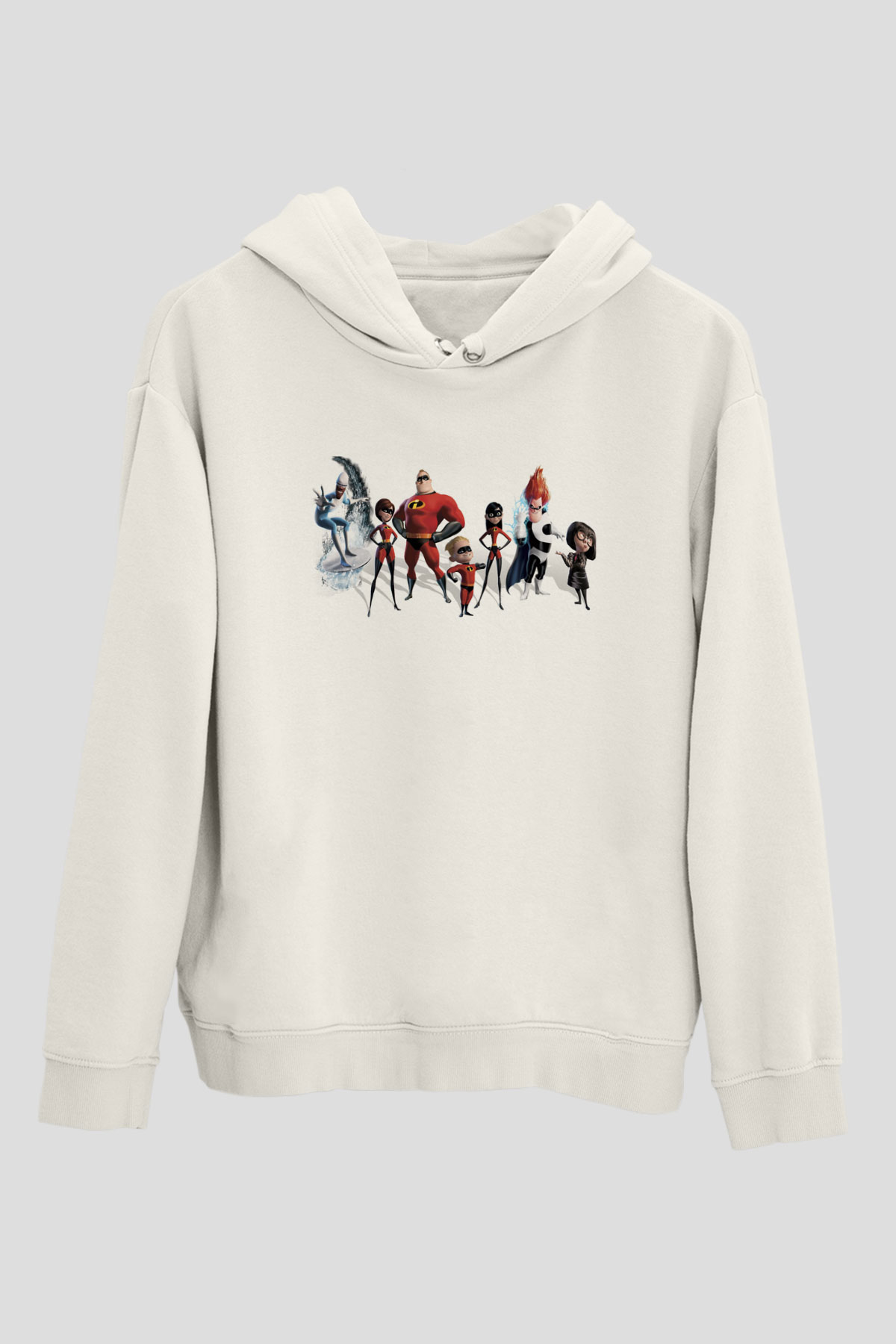 Incredibles (The) Beyaz Unisex Hoodie