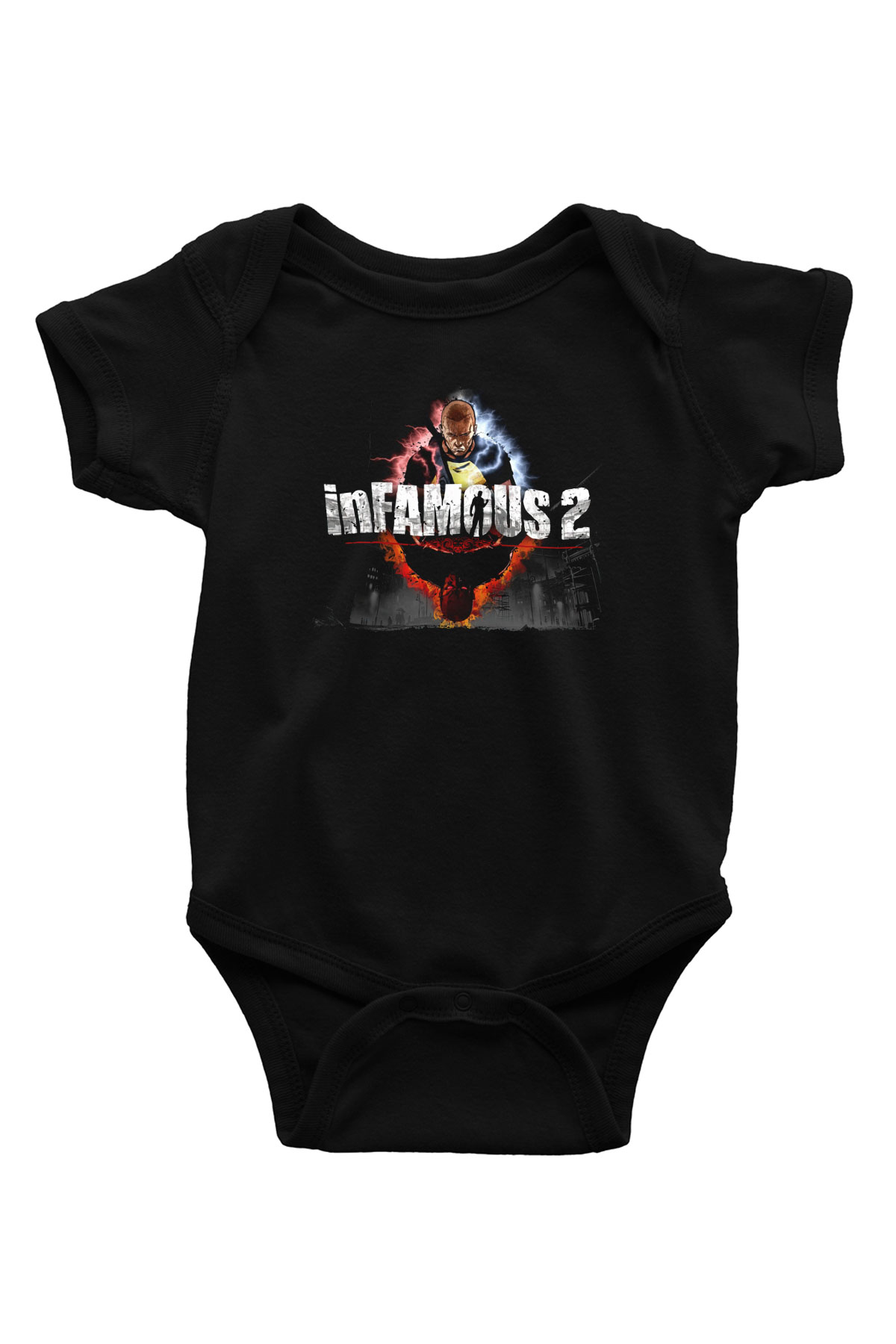 Infamous Siyah Bebek Body - Zıbın
