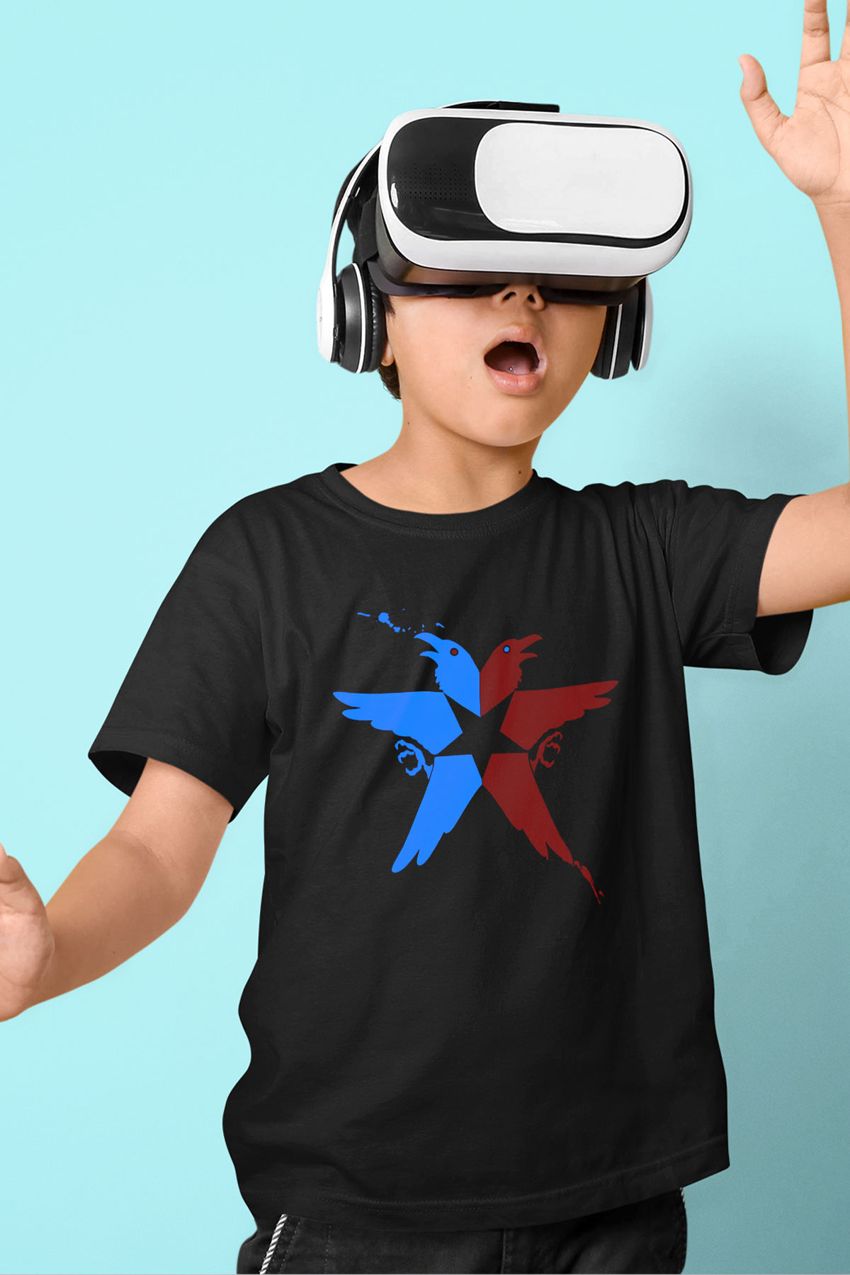 Infamous Siyah Unisex Çocuk Tişört