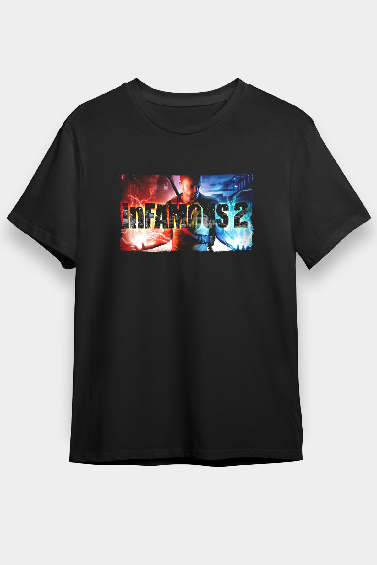 Infamous Siyah Unisex Tişört T-Shirt