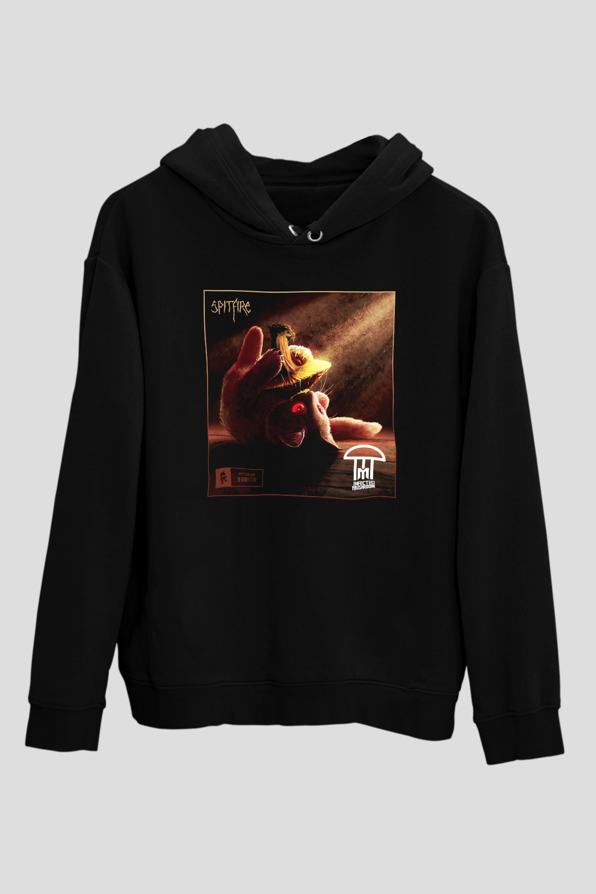 Infected Mushroom Siyah Unisex Hoodie