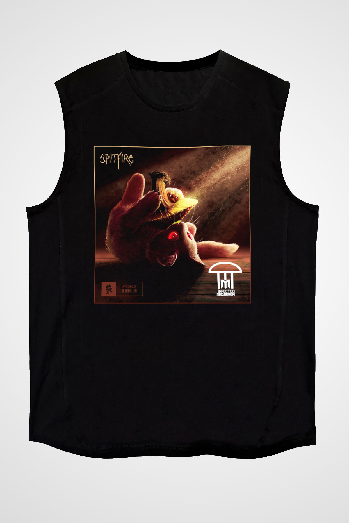 Infected Mushroom Siyah Unisex Kolsuz Tişört