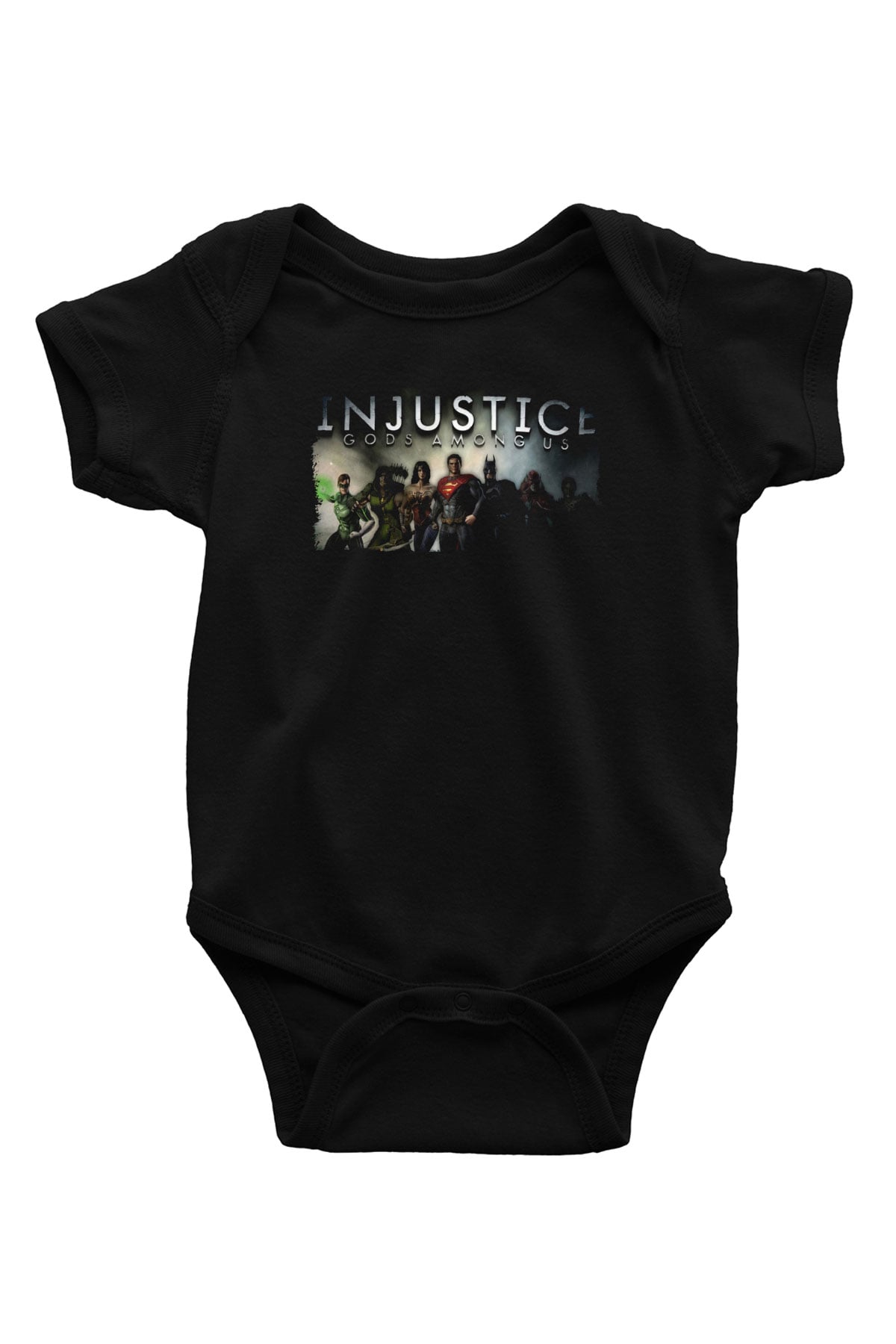 Injustice 2 Siyah Bebek Body - Zıbın