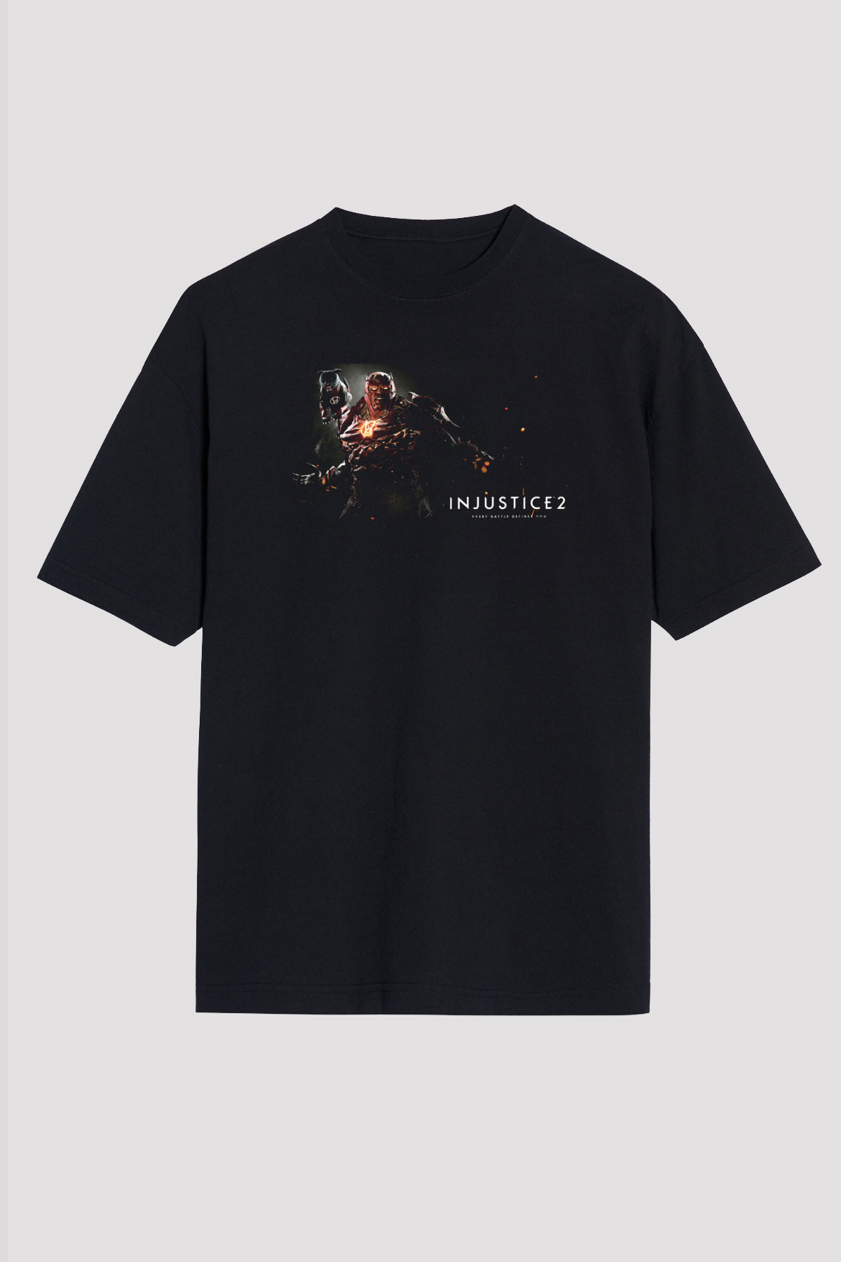 Injustice 2 Siyah Oversize Tişört Oversize T-shirt