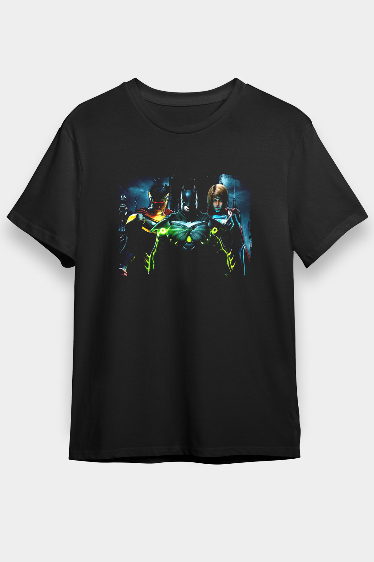 Injustice 2 Siyah Unisex Tişört T-Shirt