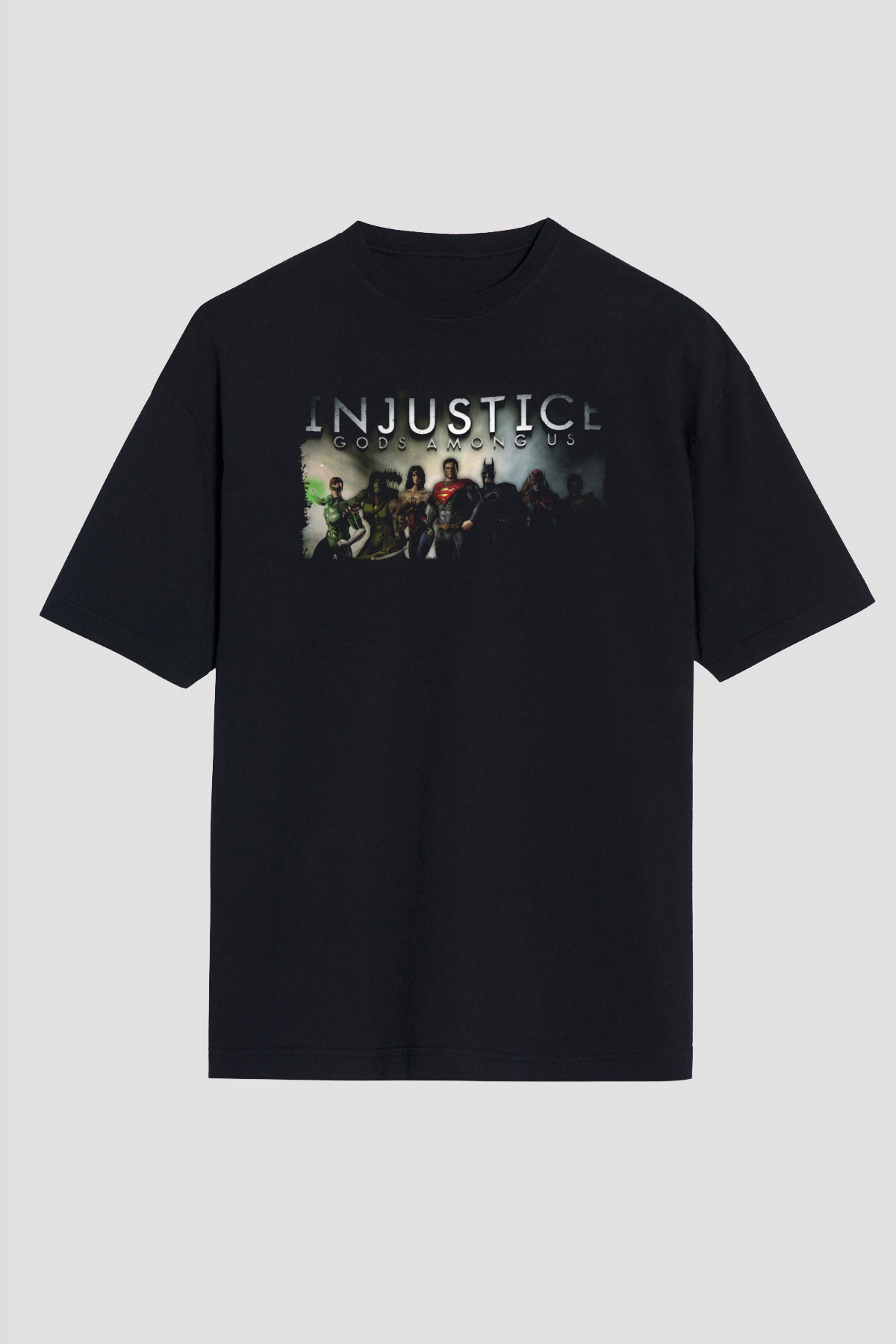 Injustice 2 Siyah Oversize Tişört Oversize T-shirt