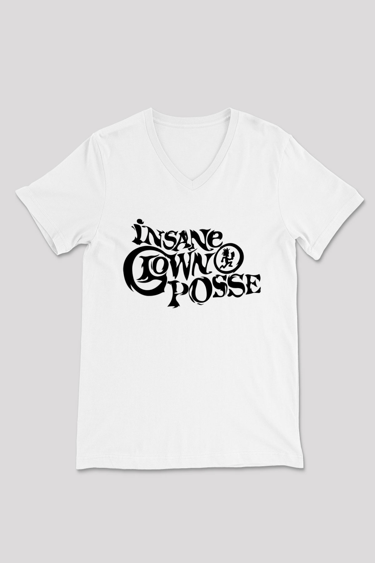 Insane Clown Posse Beyaz Unisex V Yaka Tişört