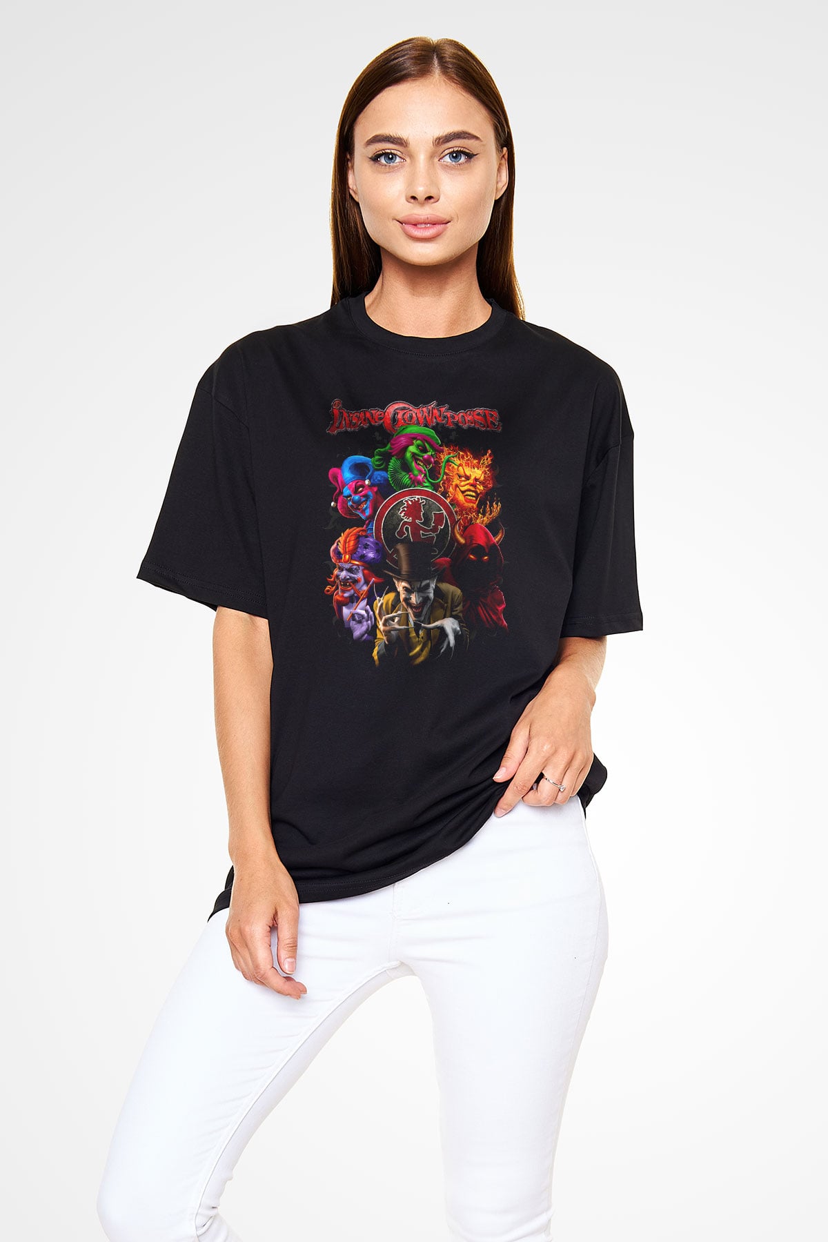 Insane Clown Posse Siyah Unisex Oversize Tişört T-Shirt