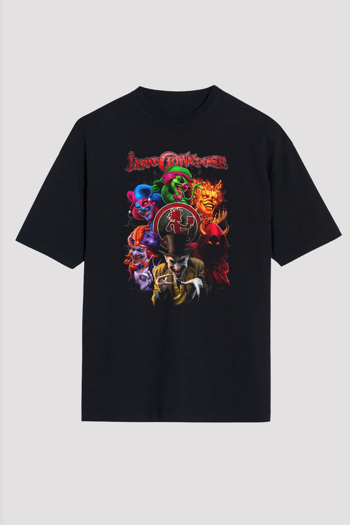 Insane Clown Posse Siyah Unisex Oversize Tişört T-Shirt