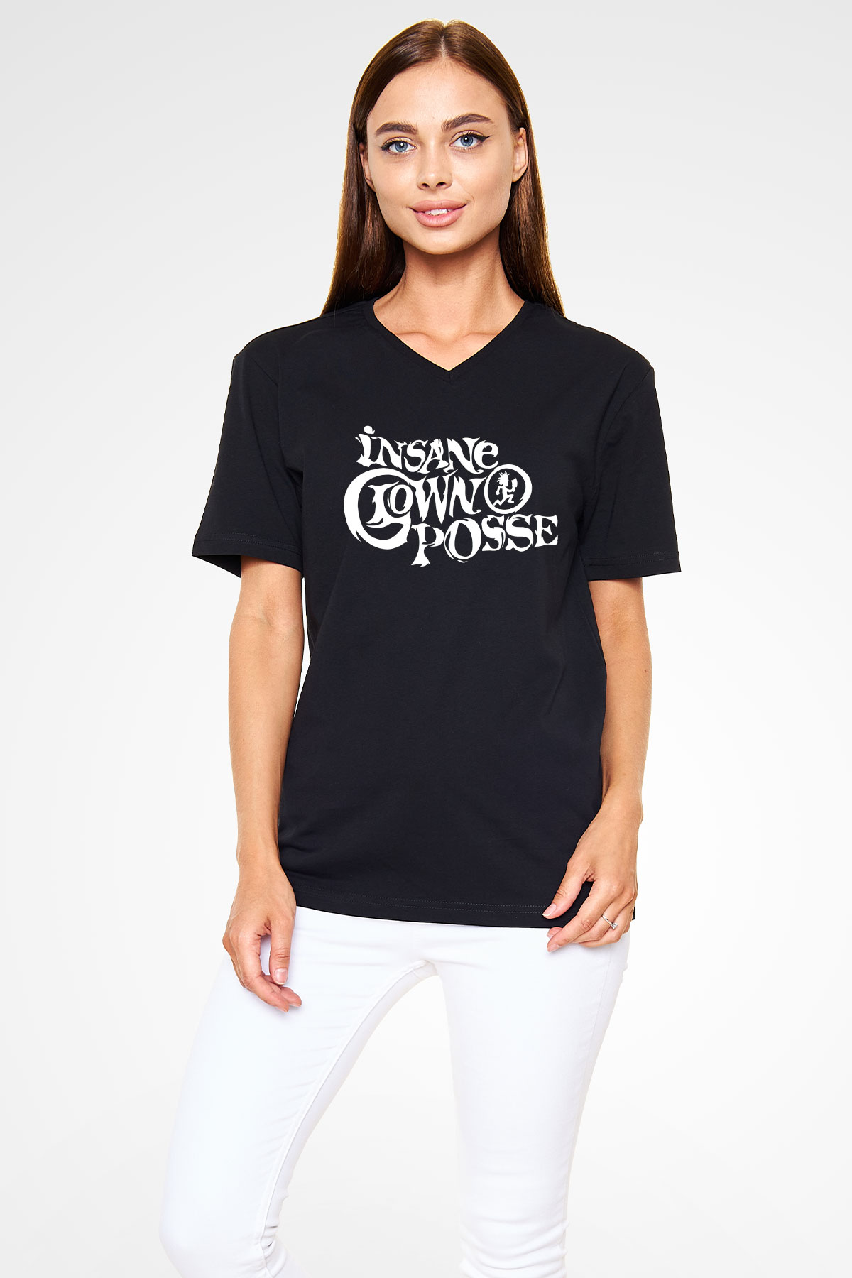 Insane Clown Posse Siyah Unisex V Yaka Tişört