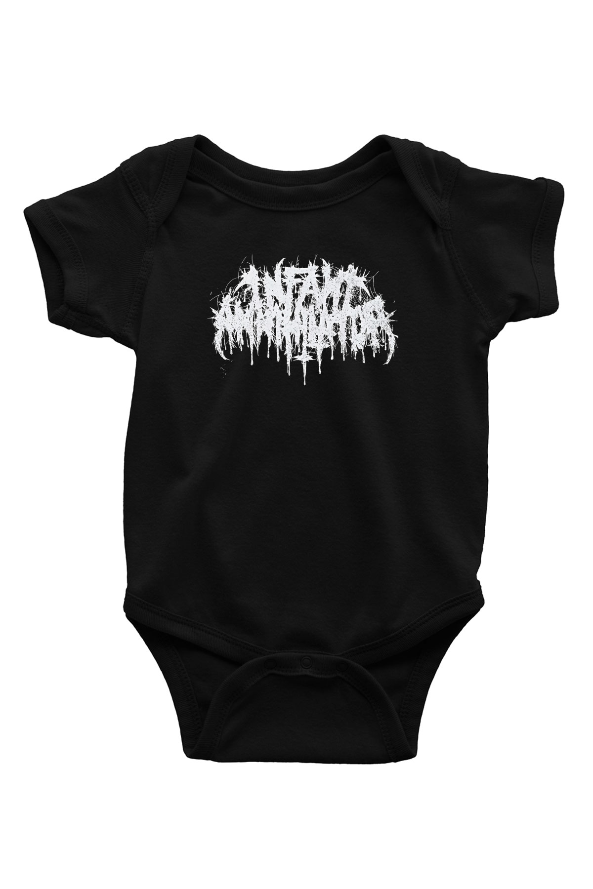 Insomnium Baskılı Unisex Siyah Bebek Body - Zıbın