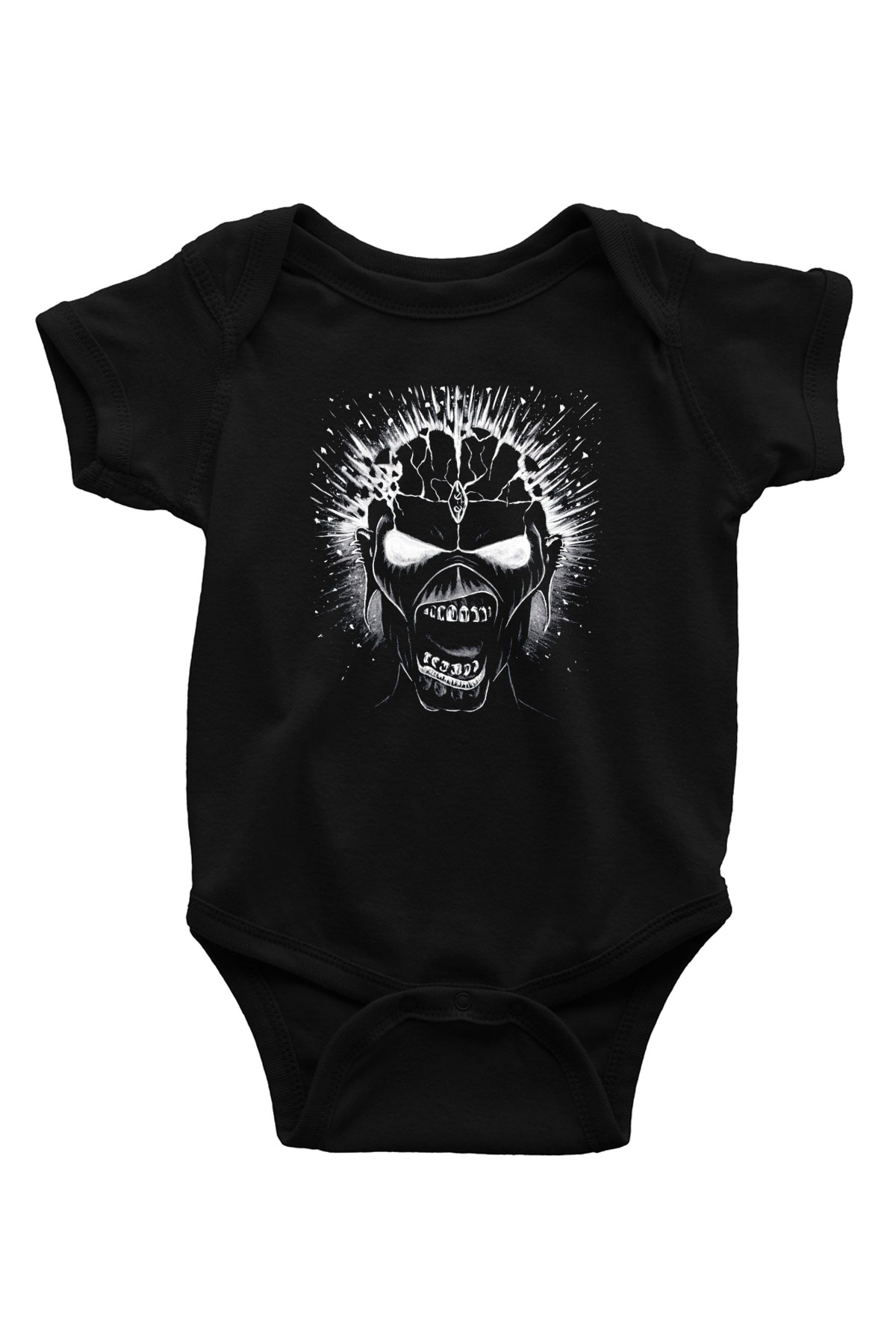 Iron Maiden Siyah Bebek Body - Zıbın