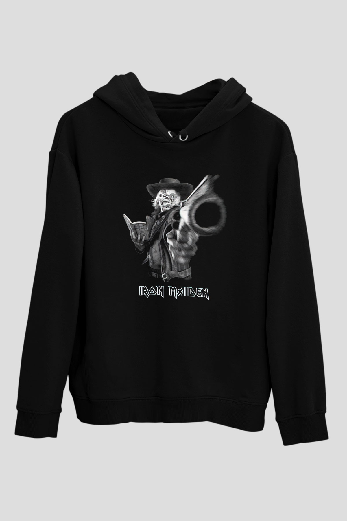 Iron Maiden Siyah Unisex Hoodie