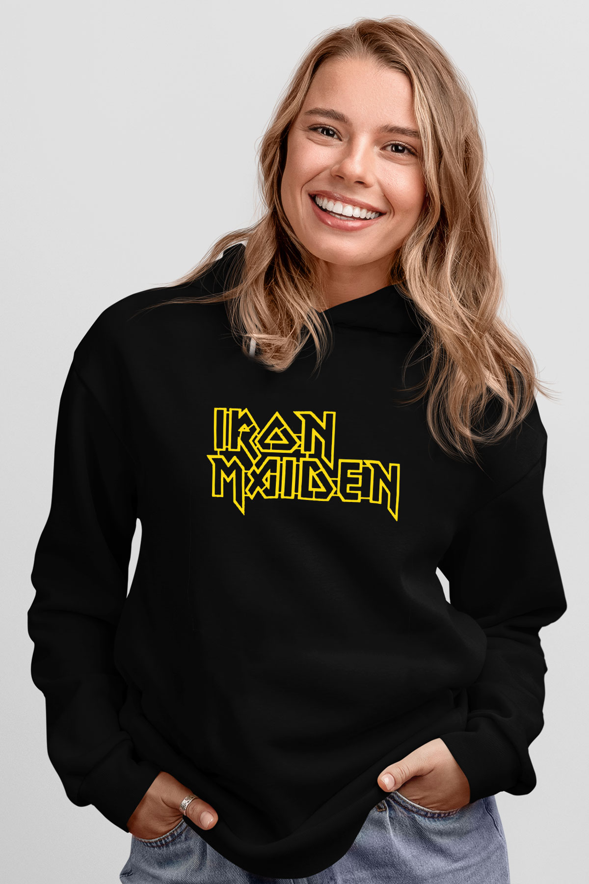 Iron Maiden Siyah Unisex Hoodie