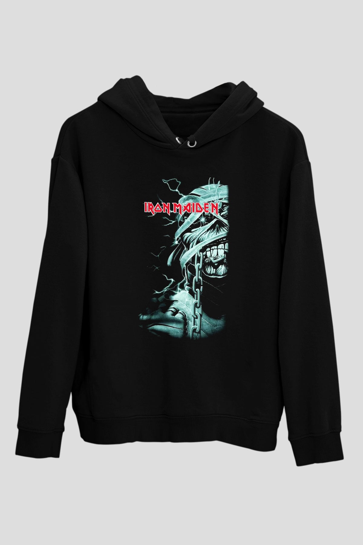 Iron Maiden Siyah Unisex Hoodie