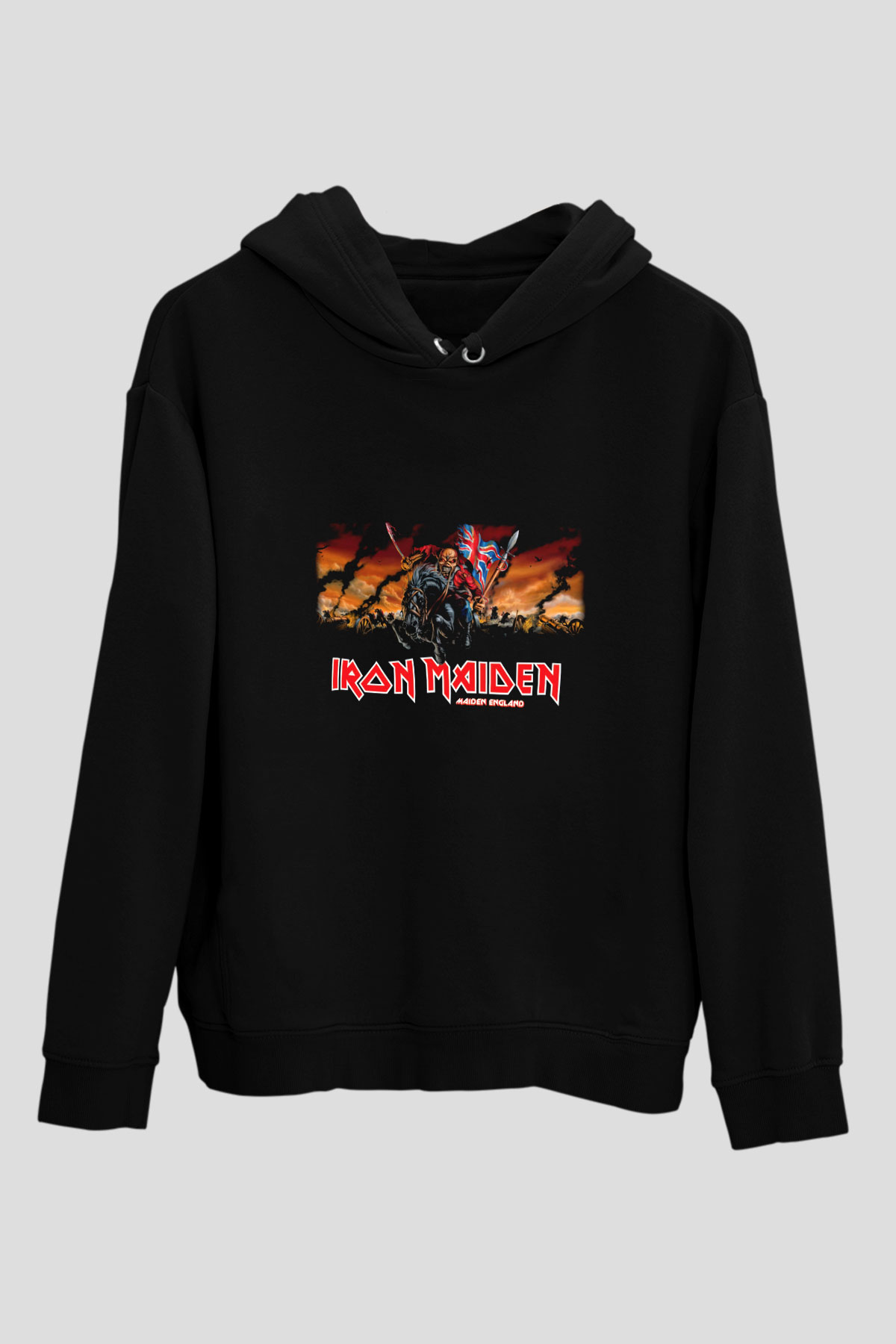 Iron Maiden Siyah Unisex Hoodie