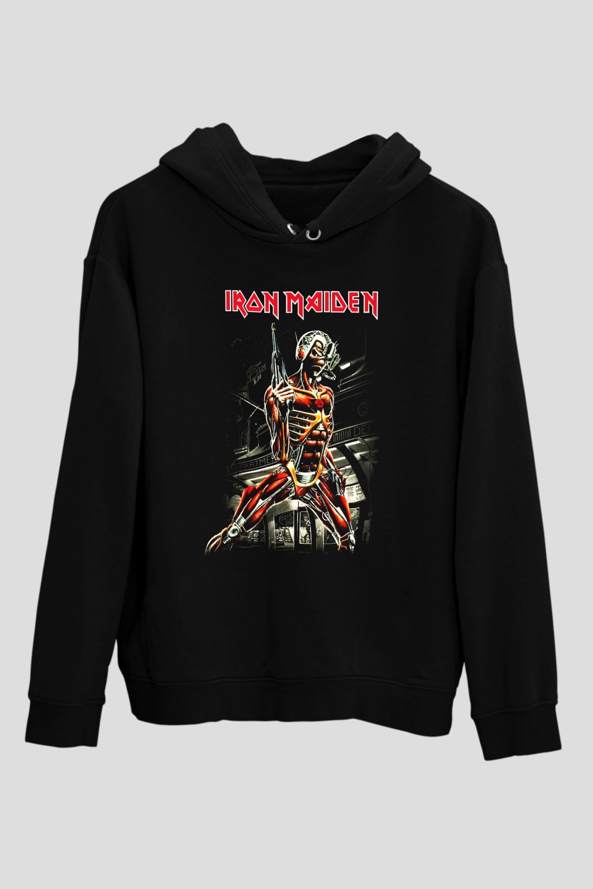 Iron Maiden Siyah Unisex Hoodie