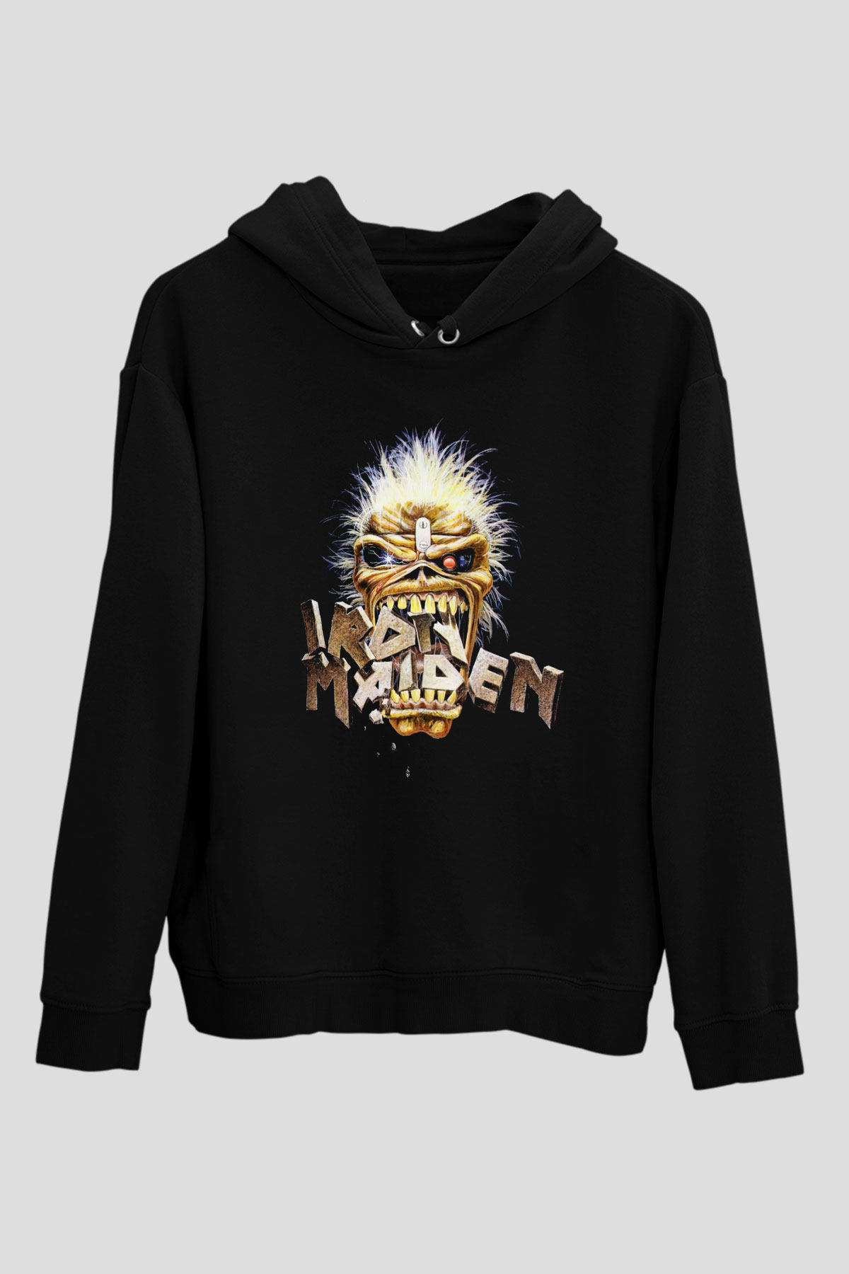 Iron Maiden Siyah Unisex Hoodie