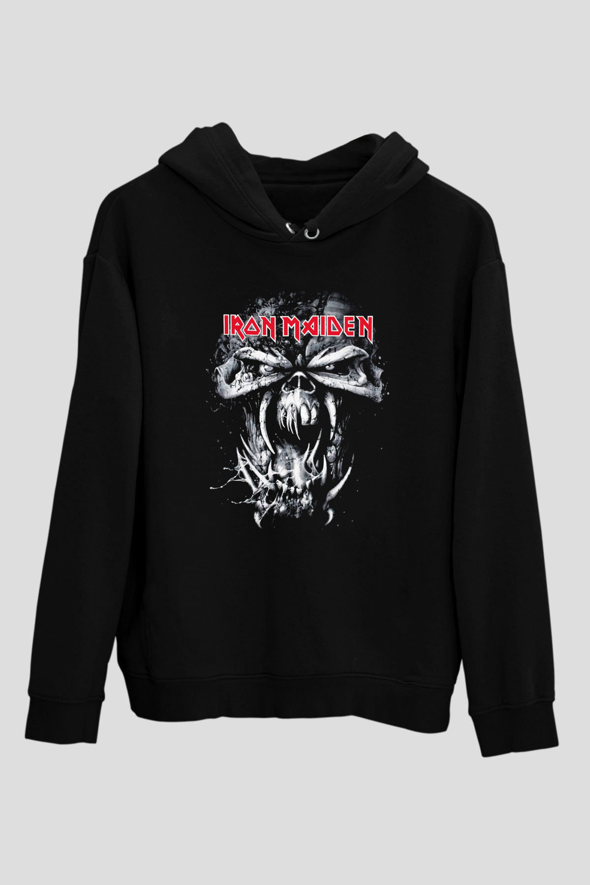 Iron Maiden Siyah Unisex Hoodie