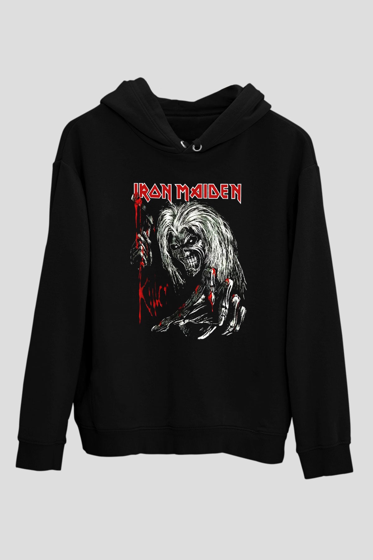 Iron Maiden Siyah Unisex Hoodie