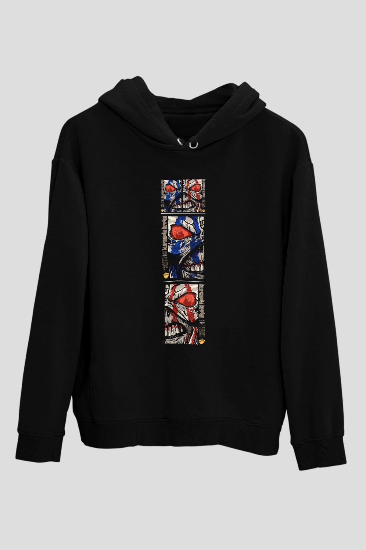 Iron Maiden Siyah Unisex Hoodie