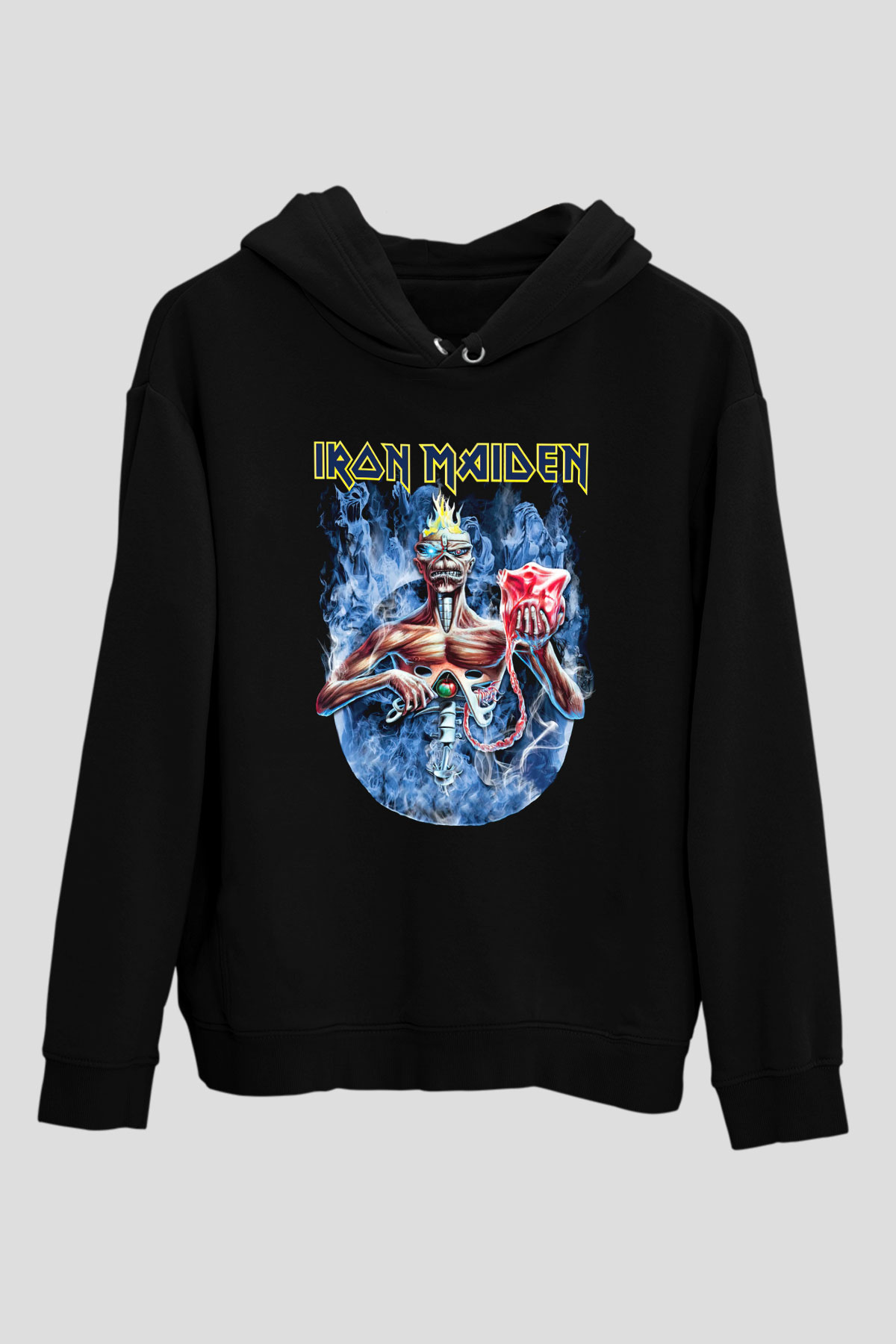 Iron Maiden Siyah Unisex Hoodie