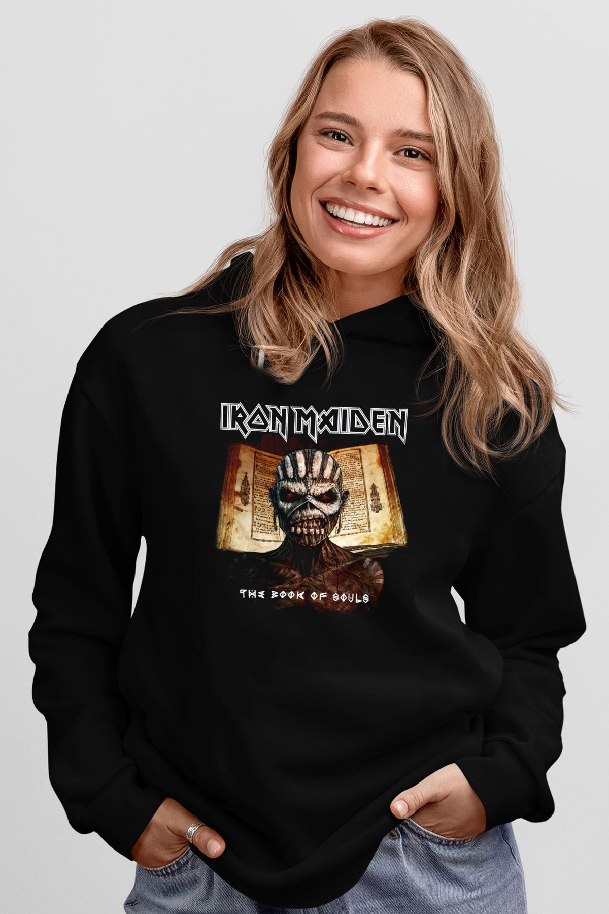 Iron Maiden Siyah Unisex Hoodie
