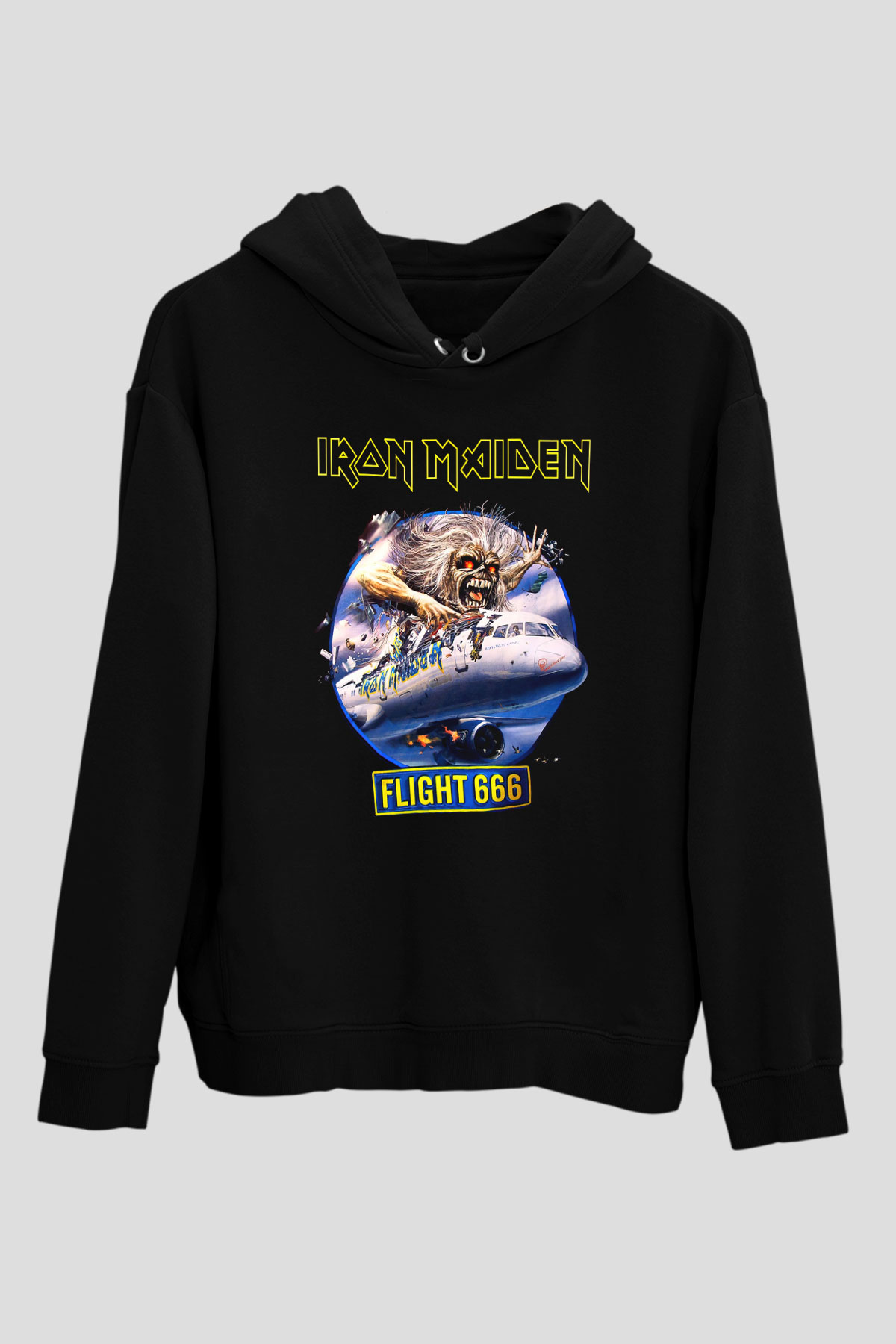 Iron Maiden Siyah Unisex Hoodie