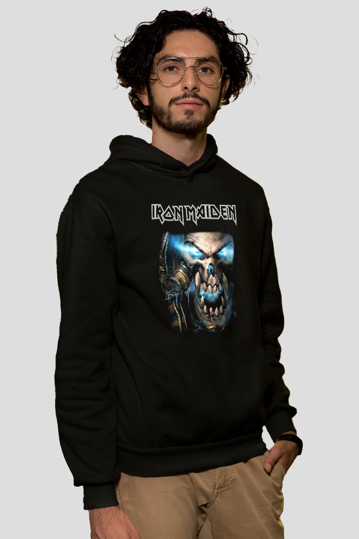 Iron Maiden Siyah Unisex Hoodie